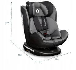 Lionelo Bastiaan Kindersitz 0-36 Kg ISOFIX 360° Autokindersitze Kinderautositze Gray-Schwarz -Barbie Store 00c6288b4d6e4bb13f33dbf98a337b1c