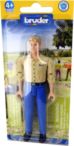 Bruder 60006 Bworld - Mann, Blond Mit Blauer Hose -Barbie Store 0190451e570ae24c37b4ab144ccdba4d