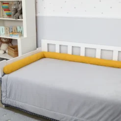 Seitenschläferkissen Bettschlange Body Pillow 150 Cm Baumwolle - Kopfkissen Lang Bettrolle Schlafkissen Nackenrolle Kissen Senfgelb