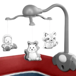 Lionelo Thomi Baby Reisebett Laufstall Kinderreisebett Mit Karussell Wickeltisch Rot-Blue -Barbie Store 026797a43761012356ebe3812d65fc9d