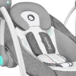 Lionelo Ruben Baby Wippe Babyschaukel Elektrisch Mit Liegefunktion Von 0 Bis 9 Kg Moskitonetz Kuscheltierbügel Dunkelgrau-Türkis -Barbie Store 03d120fc4179106ce5d4db8423df550e