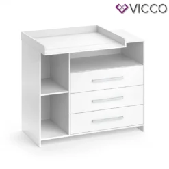 Vicco Wickelkommode Oskar Weiß 113 X 100 X 53 Cm Holzwerkstoff -Barbie Store 0459ccec4e25edee0fc58fe04e434f0e
