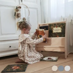 MAMOI® Bücherregal Für Kinder, Bücherkiste Für Kinderzimmer, Book Shelf, Buchregal, Wandregal Kinderregal, Kinderbücherregal, Bücherbank Aus Holz Für Kleinkind, Kindermöbel Für Kleines Kind -Barbie Store 05aae2fb7119e762bb28f5dc485c1fa7