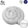Bettschlange 4 M Nestchenschlange Bettrolle Bettumrandung Babybettschlange Babybett Umrandungen Babynestchen Für Kinderbett (Hellgrau Minky, 400 Cm) -Barbie Store 08eb389b5be52418d05c9a25d94a0d51