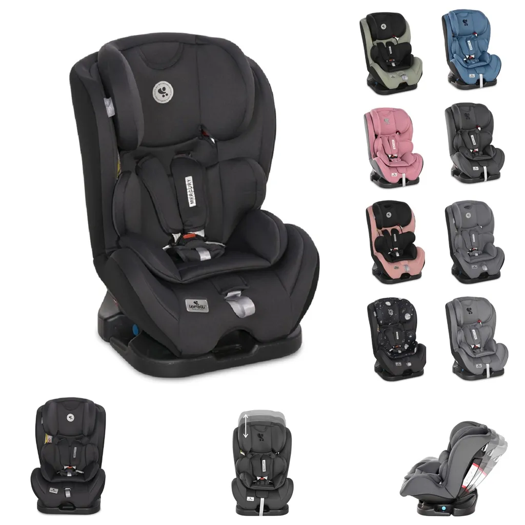 Lorelli Kindersitz Mercury Gruppe 0+/1/2/3 (0 - 36kg) Verstellbar Kissen Reboard Schwarz Uni 3 Lorelli Kindersitz Mercury Gruppe 0+/1/2/3 (0 - 36kg) Verstellbar Kissen Reboard Schwarz Uni