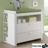 Babyzimmer Wickelkommode In Weiss Als Set Mit Regal 96 X 102 X 76 Cm Babymöbel Olivia -Barbie Store 0b4571e58a4c5f1f678eacc5bc6e2733