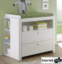 Babyzimmer Wickelkommode In Weiss Als Set Mit Regal 96 X 102 X 76 Cm Babymöbel Olivia