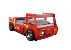 Autobett Löschi Feuerwehr Hochglanz Rot Inklusive LED-Beleuchtung MDF Holz 90*200 Cm Kinderzimmer Junior Spiel Einzel Truck Kinderbett -Barbie Store 0c705d91ea8f2e80515d62796b8f4772