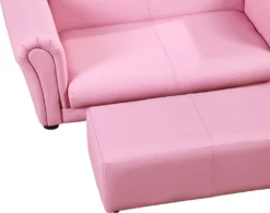 HOMCOM Kindersessel Mit Fußhocker, Kindercouch Mit Hocker, Kindersofa, Sofa Sessel, Rosa -Barbie Store 0f5950c5b50577b8df3a83f113c2c6e5