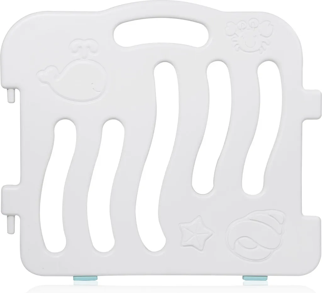 Baby Vivo Laufgitter Aus Kunststoff 12 Elemente Mit Tür In Grau / Weiß - Milo 10 Baby Vivo Laufgitter Aus Kunststoff 12 Elemente Mit Tür In Grau / Weiß - Milo – Bild 8