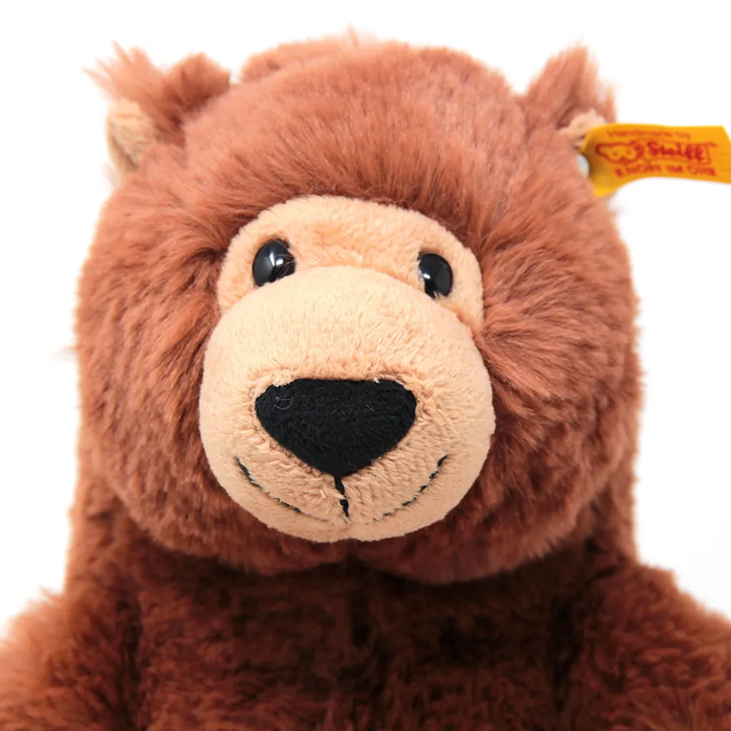 Steiff Bella Bär, Original Plüschtier 30 Cm, Plüschbär Teddy Sitzend, Kuscheltier Für Kinder, Soft Cuddly Friends, Schmusetier Zum Spielen & Kuscheln, Waschbar, Stofftier Rotbraun (113840), Rot 6 Steiff Bella Bär, Original Plüschtier 30 Cm, Plüschbär Teddy Sitzend, Kuscheltier Für Kinder, Soft Cuddly Friends, Schmusetier Zum Spielen & Kuscheln, Waschbar, Stofftier Rotbraun (113840), Rot – Bild 4