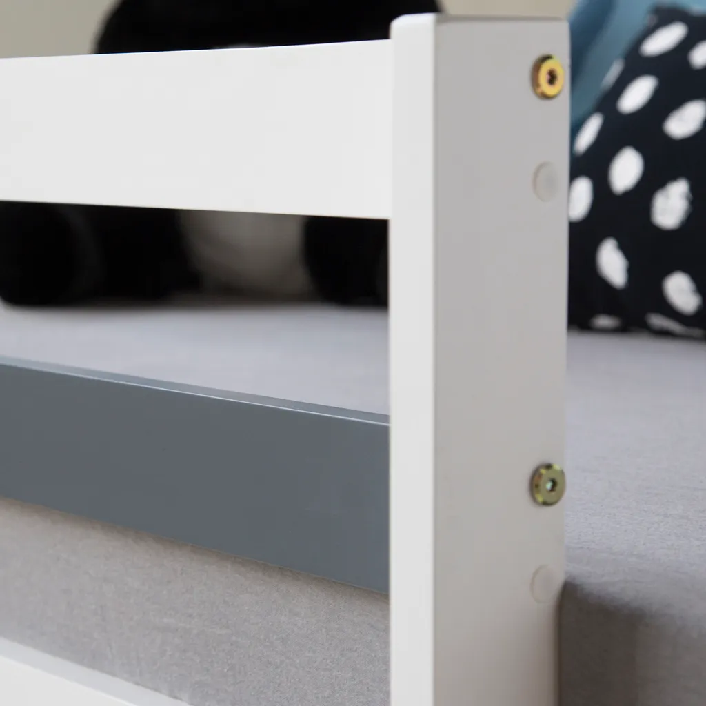 Homestyle4u 1880, Hochbett Kinderbett 90x200 Weiß Schreibtisch Funktionsbett Jugendbett 9 Homestyle4u 1880, Hochbett Kinderbett 90x200 Weiß Schreibtisch Funktionsbett Jugendbett – Bild 7