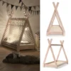 VitaliSpa Kinderbett Tipi Natur 140 X 137 X 70 Cm Massivholz -Barbie Store 148eb02c7e95dbc664d7c71526152f4c