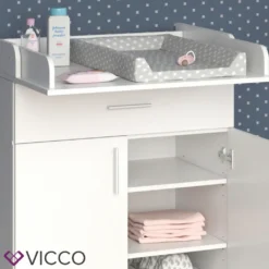 Vicco Wickeltisch Lena Weiß 75 X 100 X 50 Cm Holzwerkstoff -Barbie Store 152195c63cfbcf34ddb81fb19afda7a4