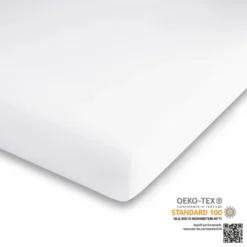 Traumhaft Gut Schlafen Kinder-/ Baby Spannbetttuch Hochwertige Qualität Zu N : Weiß : 70-80 Cm X 140-160 Cm