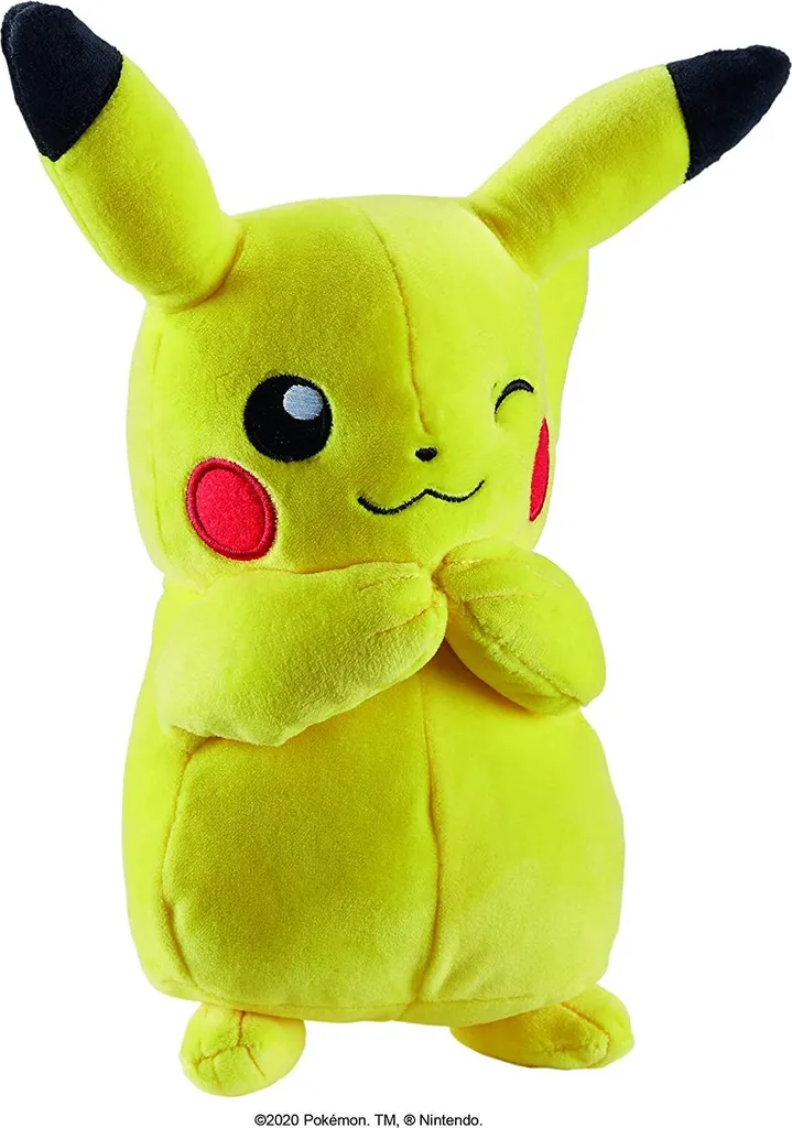JAZWARES Pokemon Plüschfigur Wave 8 (20cm) , Charakter :Pikachu Zwinkernd 13 JAZWARES Pokemon Plüschfigur Wave 8 (20cm) , Charakter :Pikachu Zwinkernd – Bild 11