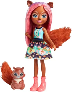 MATTEL Enchantimals Eichhörnchen-Mädchen Sancha Squirrel Puppe 10 MATTEL Enchantimals Eichhörnchen-Mädchen Sancha Squirrel Puppe -Barbie Store 18a97c5d2a4a44d8975b847f7e132cd8