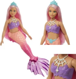 Barbie Dreamtopia Meerjungfrau-Puppe (kurvig, Rosafarbenes Haar), Spielzeug Ab 3 Jahren 24 Barbie Dreamtopia Meerjungfrau-Puppe (kurvig, Rosafarbenes Haar), Spielzeug Ab 3 Jahren -Barbie Store 1c70db44e234d08b4eecac69ca501d3c