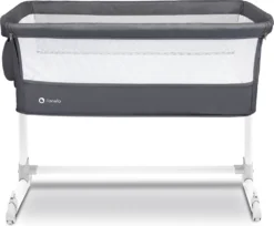 Lionelo Theo 2in1 Reisebett Beistellbett Kinderbett Ab Geburt Bis 9kg Dunkelgrau -Barbie Store 1cde33e7c8c2aacb7a486d136f80d8a5