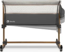 Lionelo Leonie 3in1 Kinderbett Babybett Beistellbett Wiege Zustellbett Matratze Grau -Barbie Store 1e45f507ecb73765ef575c04358f5a79