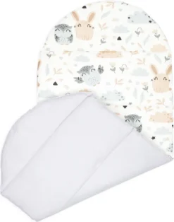 Babynestchen Set Neugeborene - Kuschelnest Baby Nestchen Bett Set 5- Teilig Kokon Babyhörnchen Baumwolle Hellgrau Mit Eulen Und Hasen Motiv -Barbie Store 1e982bb12ed3a5adc29b5372c7289eac