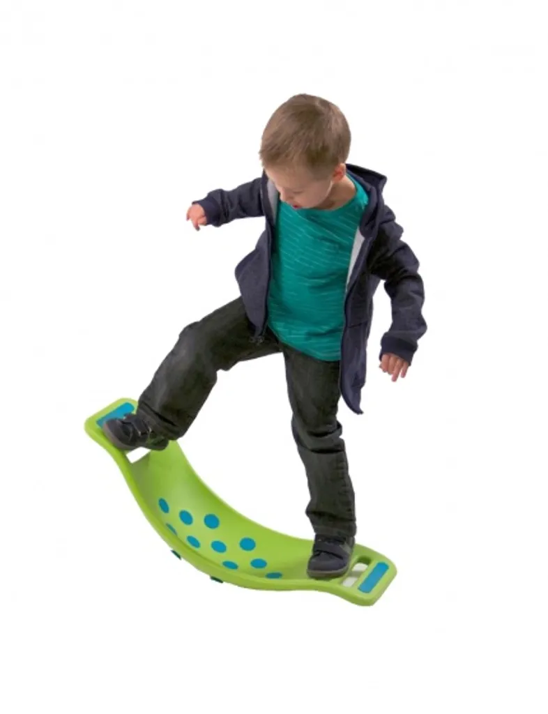 Fat Brain Toys Popper Balance Wippen Brett Mit Saugnäpfen, Farbe:grün 4 Fat Brain Toys Popper Balance Wippen Brett Mit Saugnäpfen, Farbe:grün – Bild 2