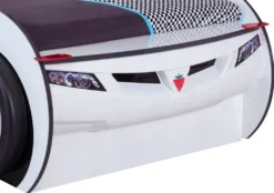 Cilek COUPE Autobett Kinderbett Bett Ausziehbett Rennfahrerbett Weiß, Matratzen Oben/unten:ohne -Barbie Store 1f9af1f07775d50aa50f72b6eb961df4