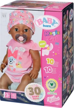 Zapf Creation BABY Born Magic Girl Brown Eyes 43 Cm -Barbie Store 1fb73bb80a5b72d1c520270ccbfb699c
