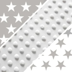 Babynest Neugeborene Nestchen Baby – Velvet Kuschelnest Mit Zopf Kissen Zerlegbares Set Zweiseitig Babynestchen Babybett 75X45, Sterne -Barbie Store 1ff0928397ce3a0fdace923cae62be54