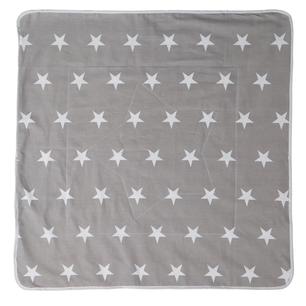Roba Babydecke 'Little Stars', 2-seitig: 1x Super Weich, Warm & Flauschig, 1x 100% Baumwolle 4 Roba Babydecke 'Little Stars', 2-seitig: 1x Super Weich, Warm & Flauschig, 1x 100% Baumwolle – Bild 2