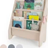 MAMOI® Bücherregal Für Kinder, Bücherkiste Für Kinderzimmer, Book Shelf, Buchregal, Wandregal Kinderregal, Kinderbücherregal, Bücherbank Aus Holz Für Kleinkind, Kindermöbel Für Kleines Kind