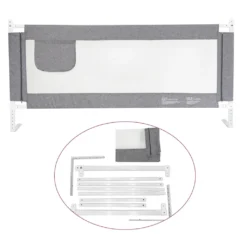 Zehnhase Bettgitter Bettschutzgitter Kinderbettgitter Babybettgitter 120 Cm, Grau, 1 Seite 32 Zehnhase Bettgitter Bettschutzgitter Kinderbettgitter Babybettgitter 120 Cm, Grau, 1 Seite -Barbie Store 23538a6f450f9e962cd4179692cd2c0c