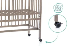 Fillikid Beistellbett Nino Exclusiv, Größe:mit Matratze, Design:grau -Barbie Store 23b94127111962d3fe7d3e57298b7d9e