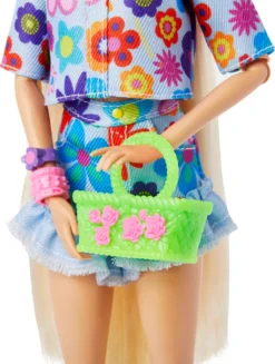 Barbie Extra Puppe Flower Power, Anziehpuppe, Modepuppe -Barbie Store 23c6fc66d431d51fb7092c07b9bf51f9