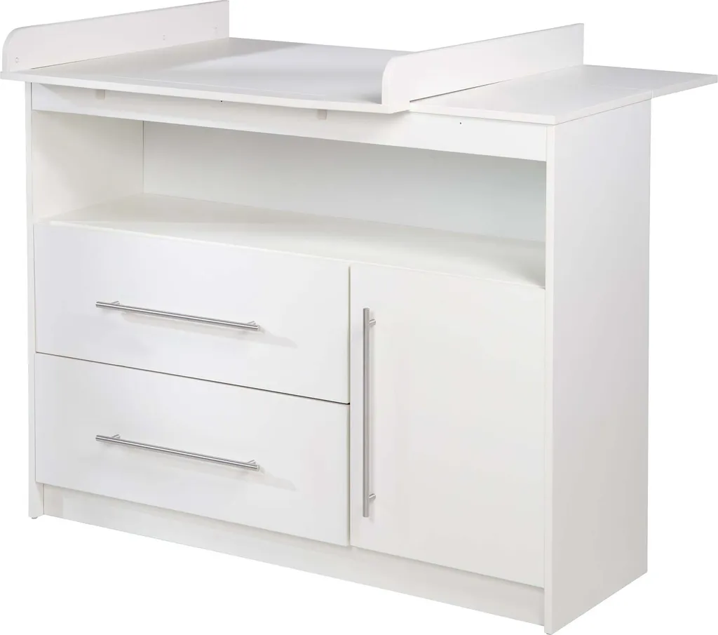 Roba Wickelkommode 'Maren', Mit Abnehmbarem Wickelansatz, Breit, 2 Schubladen, Wickelhöhe 90 Cm 3 Roba Wickelkommode 'Maren', Mit Abnehmbarem Wickelansatz, Breit, 2 Schubladen, Wickelhöhe 90 Cm