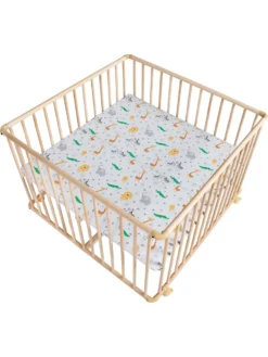 Schardt Möbel Laufgitter Basic 100x100 Cm Natur, Massivholz Buche, Folie Zootiere Laufgitter Babys 1. Jahr Laufgitter -Barbie Store 25505d520e70654482dff7a90e97f99b