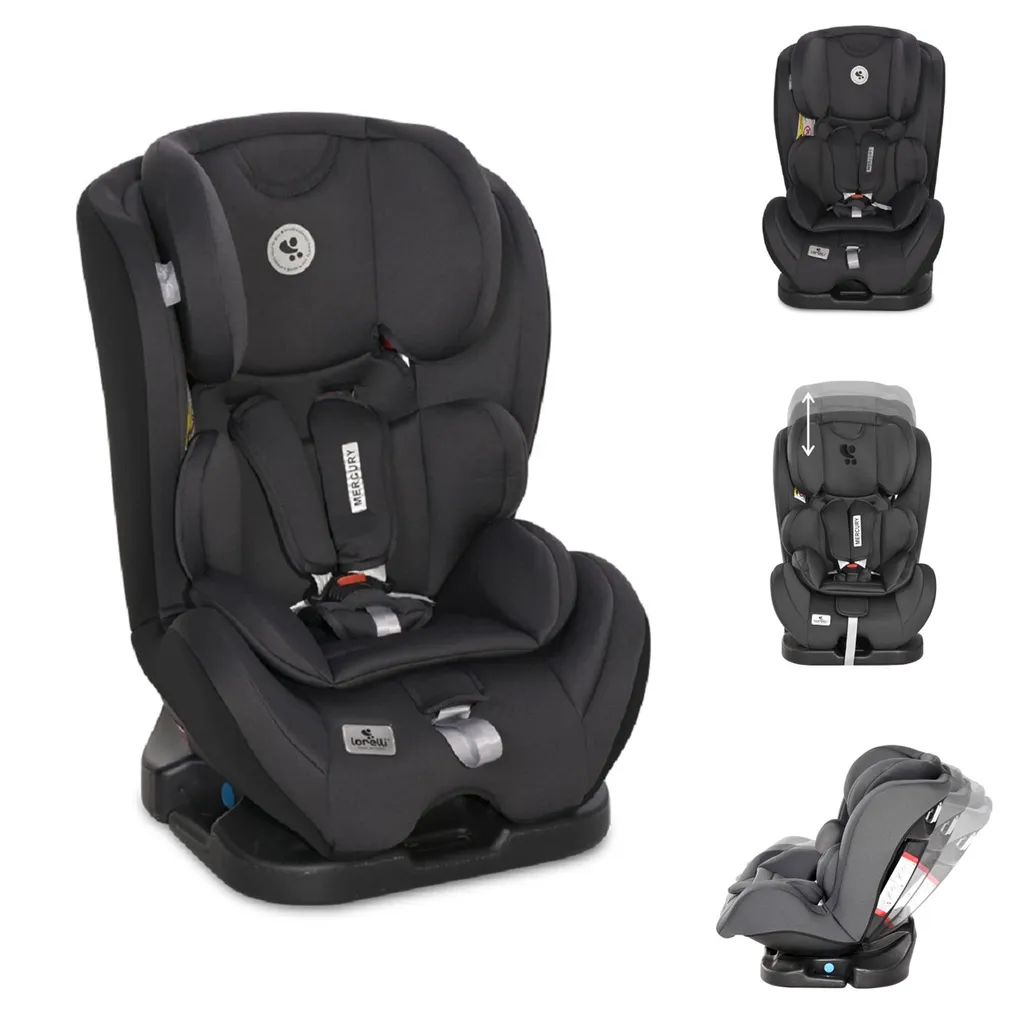 Lorelli Kindersitz Mercury Gruppe 0+/1/2/3 (0 - 36kg) Verstellbar Kissen Reboard Schwarz Uni 4 Lorelli Kindersitz Mercury Gruppe 0+/1/2/3 (0 - 36kg) Verstellbar Kissen Reboard Schwarz Uni – Bild 2