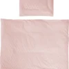 Roba‘s Organic 2-teilige Wiegenbettwäsche 'Lil Planet' Rosa/mauve, 80x80cm, Jersey GOTS -Barbie Store 27b4188d5e172154d4afa29283abbe2f
