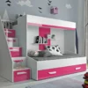 Hochbett "Party 16" Kinderbett Etagenbett 90x200cm Hochglanz Farbe Wählbar -Barbie Store 27dc5e240afa299be138cfc8754d69f7