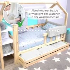 Bettkantenschutz Für Kinderbetten 90 Cm - Schutz Für Bettrahmen Kantenschutz Kinder Babybett Hellgrau Minky -Barbie Store 27f6591bb8362be1ad6a1f40ac0bebd0