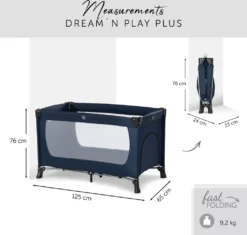 Hauck Dream N Play Plus Navy -Barbie Store 282c7c9db6dabc9ee7e70135812f5602