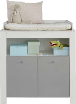 Trendteam Babyzimmer 4-teilige Kombination Pia Weiß Melamin/Lichtgrau Melamin 36 Trendteam Babyzimmer 4-teilige Kombination Pia Weiß Melamin/Lichtgrau Melamin -Barbie Store 28e200faf591f3c114f8d3d8d1b87fc9