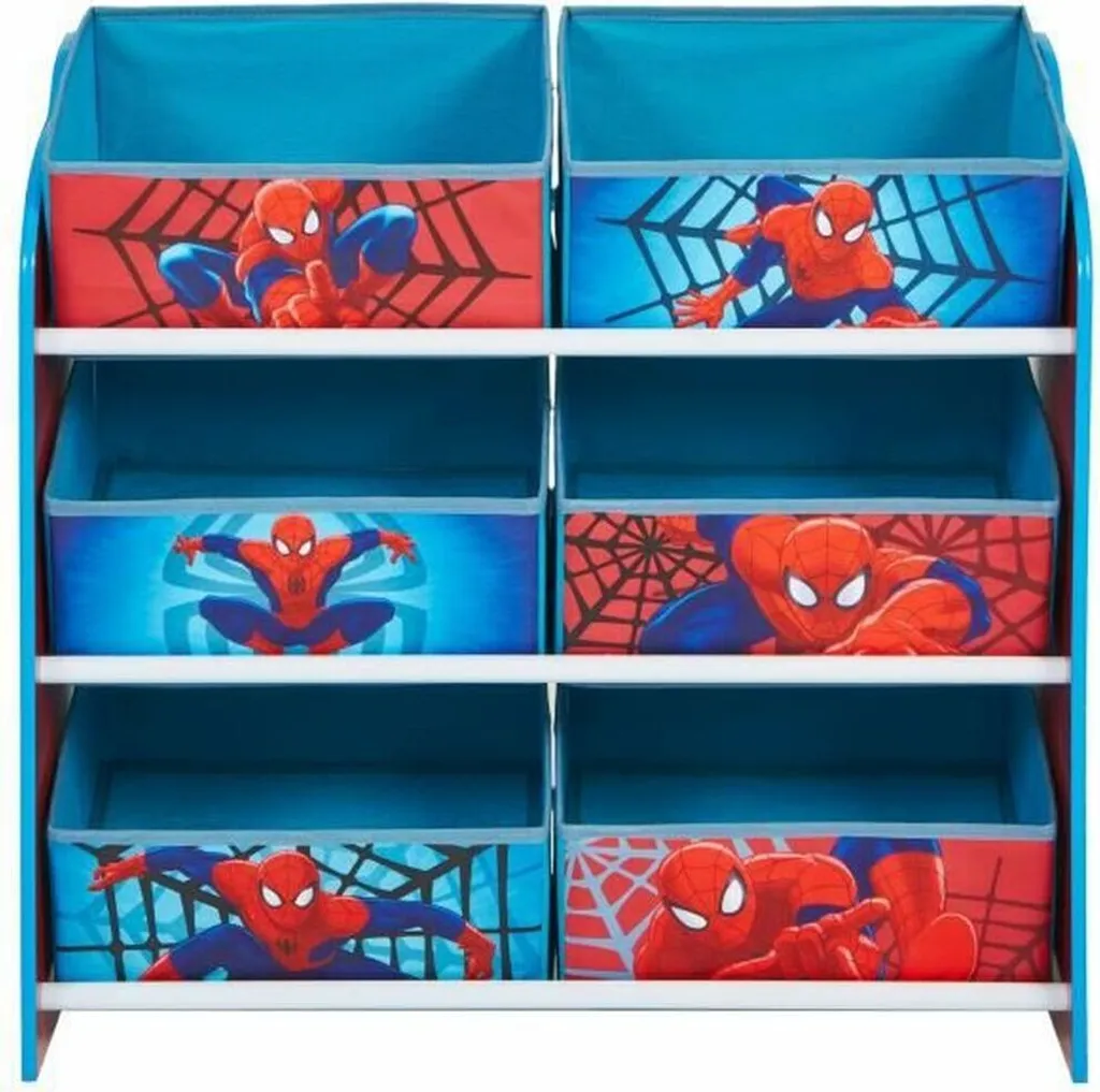 Worlds Appart Spider-Man - Regal Zur Spielzeugaufbewahrung Mit Sechs Kisten Für Kinder, 471SDR 10 Worlds Appart Spider-Man - Regal Zur Spielzeugaufbewahrung Mit Sechs Kisten Für Kinder, 471SDR – Bild 8