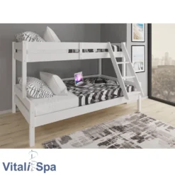 VITALISPA Kinderbett EVEREST Etagenbett Weiß Hochbett Spielbett Massiv Stockbett 12 VITALISPA Kinderbett EVEREST Etagenbett Weiß Hochbett Spielbett Massiv Stockbett -Barbie Store 2bf37f96a38ffdd31303929a932c9ae2