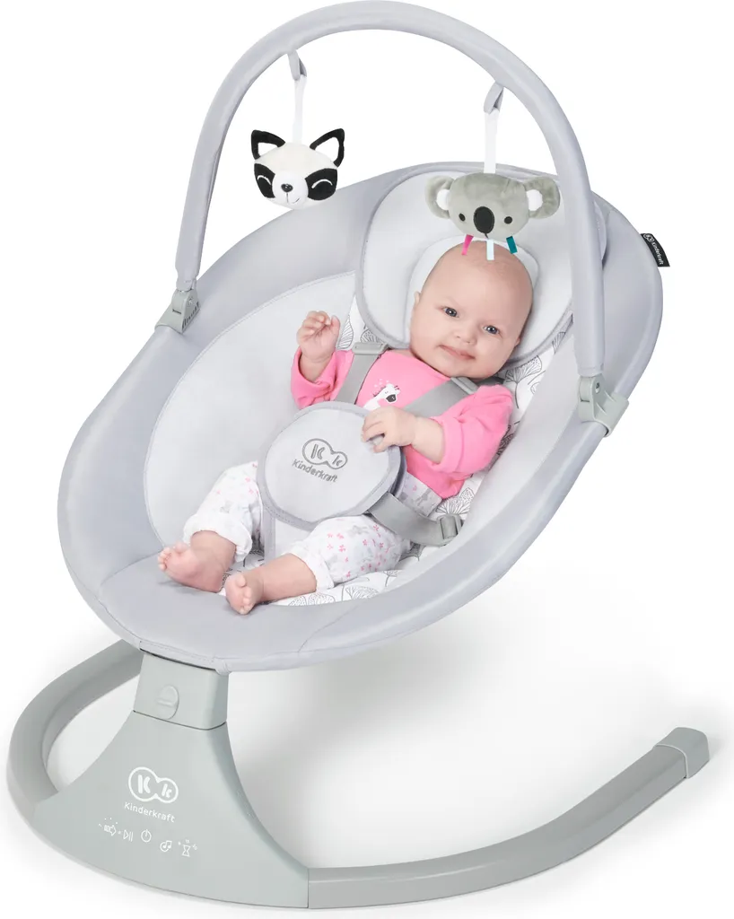 Kinderkraft Baby Rocker LULI Gray 11 Kinderkraft Baby Rocker LULI Gray – Bild 9