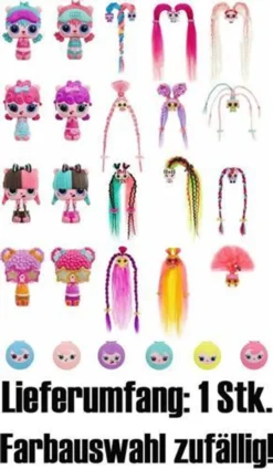 MGA Entertainment 562672E7C Pop Pop Hair Surprise 3-in-1 Pops Series 1 - Sortiert -Barbie Store 2e62ba232483fd5ad8672dd81d684782