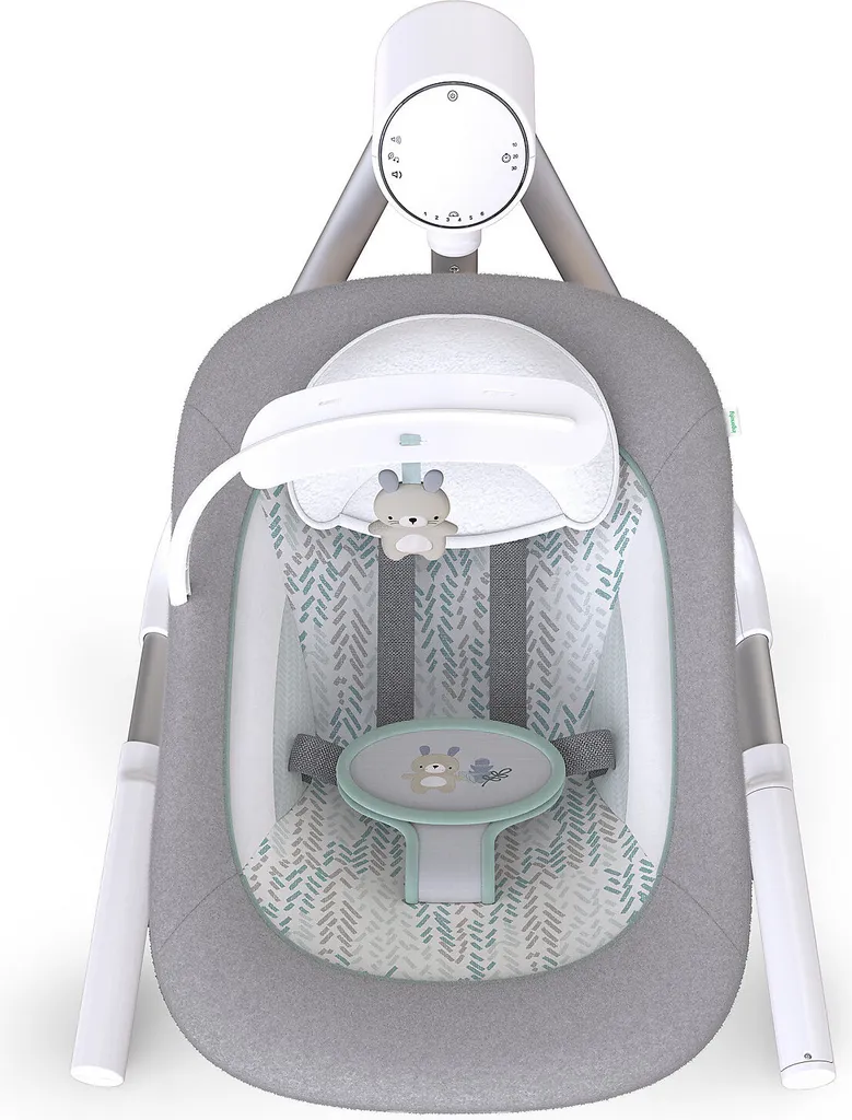 Ingenuity Baby Tragbare Schaukel AnyWay Sway PowerAdapt Dual-Direction, Spruce Babyschaukeln Wippen 4 Ingenuity Baby Tragbare Schaukel AnyWay Sway PowerAdapt Dual-Direction, Spruce Babyschaukeln Wippen – Bild 2
