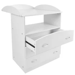 Infantastic® Wickelkommode - Inkl. 3 Großen Schubladen Und Fach, 85x71x96 Cm, Weiß - Wickelschrank, Wickeltisch Aufsatz, Wickelaufsatz, Baby Möbel Kommode -Barbie Store 32aea5212096807c4575e6ac4313a9a5