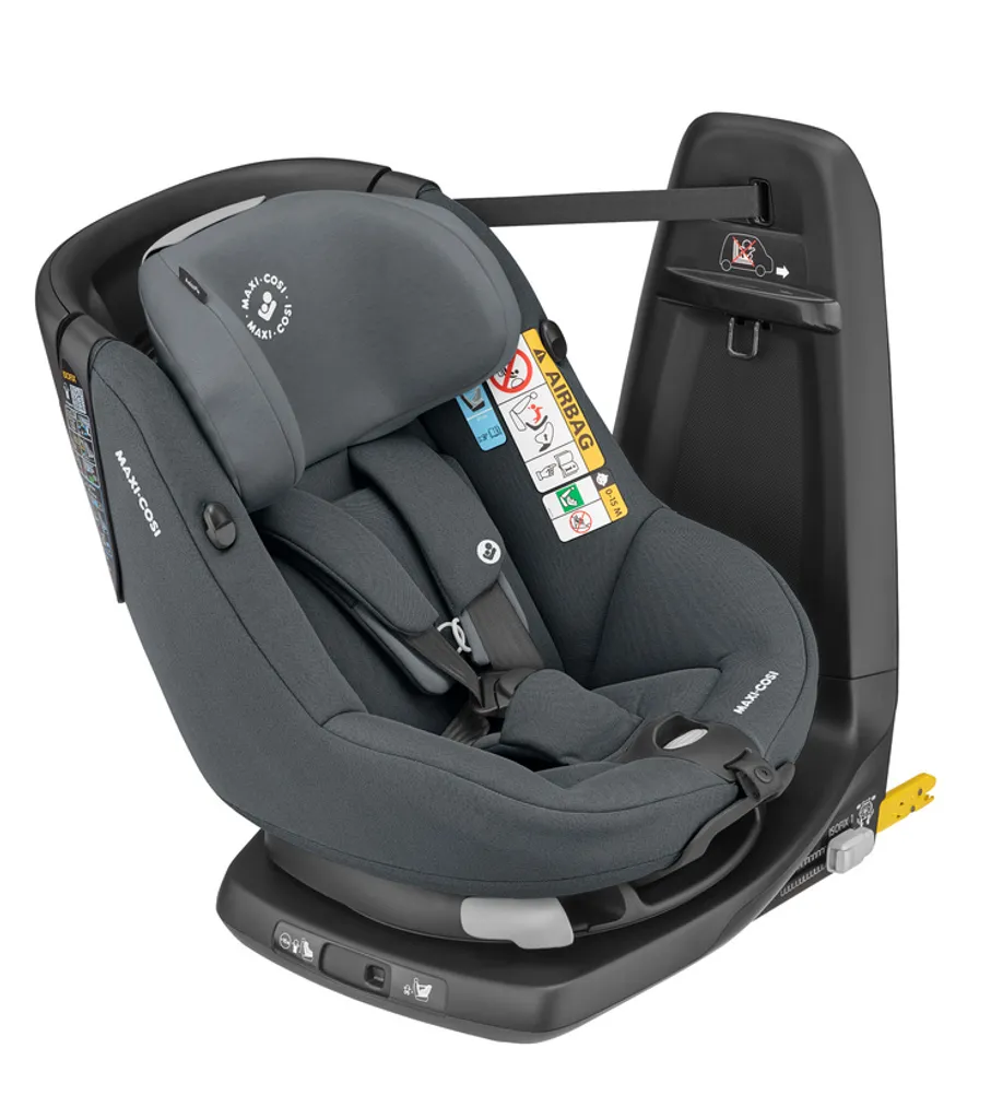Maxi-Cosi AxissFix Autositz, 360° Drehbarer Kindersitz Mit ISOFIX Und Liegeposition, Nutzbar Ab Ca. 4 Monate Bis 4 Jahre (ca. 61 - 105 Cm), Authentic Graphite, Grau 3 Maxi-Cosi AxissFix Autositz, 360° Drehbarer Kindersitz Mit ISOFIX Und Liegeposition, Nutzbar Ab Ca. 4 Monate Bis 4 Jahre (ca. 61 - 105 Cm), Authentic Graphite, Grau