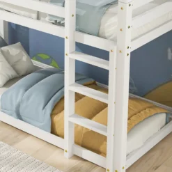 Merax Etagenbett Mit Rechtwinkliger Leiter Und Fallschutz, Dach Und Zäune, Kinderbett 90x200cm Stockbett Hausbett Aus Kiefer, Weiß Und Braun -Barbie Store 34bbcada47af18457ce4892fee3447d7